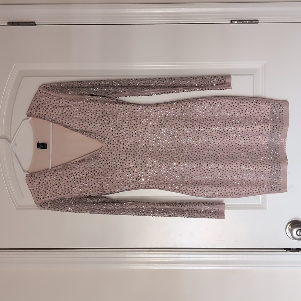 Nude Diamond Dress